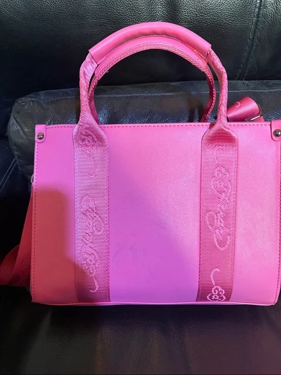 Ed Hardy Lizzy Tote- Pink - VEGAN LEATHER - Picture 4 of 9